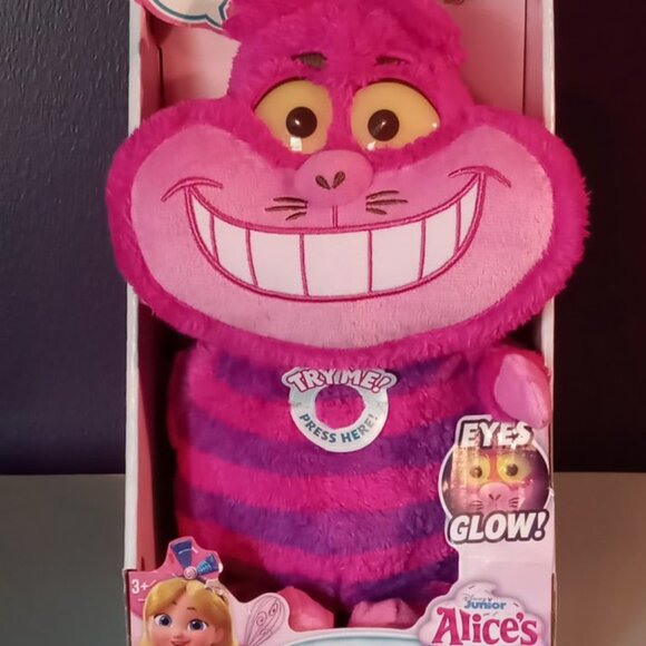 Chat and Glow Cheshire Cat Plush from Alice's Wonderland Bakery - NIB - Picture 4 of 4